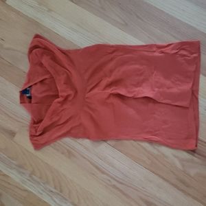 Banana Republic Factory, Orange cowl neck tank top, size PXS